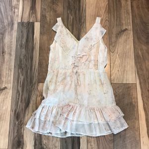 MYTH NYC country floral mini dress